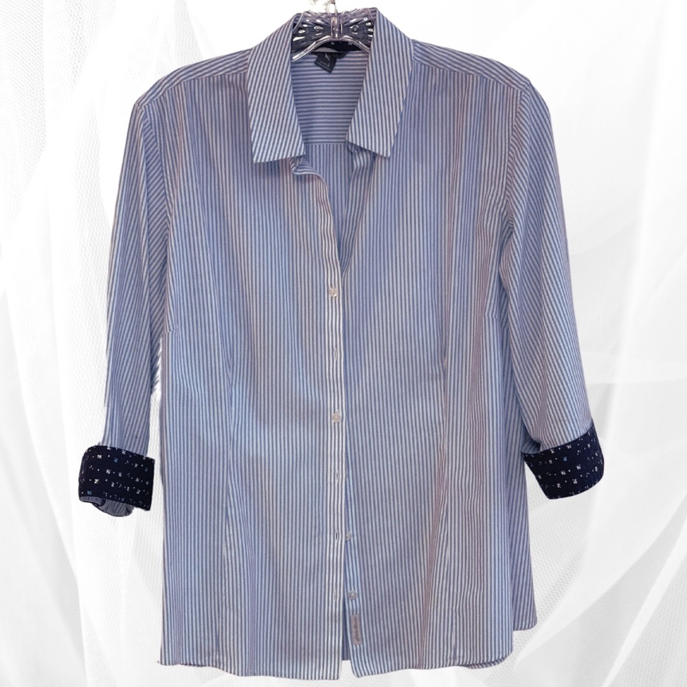Eddie Bauer Womens Fitted Shirt SZ L